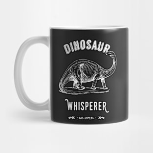 Dinosaur Whisperer - White Text Mug
